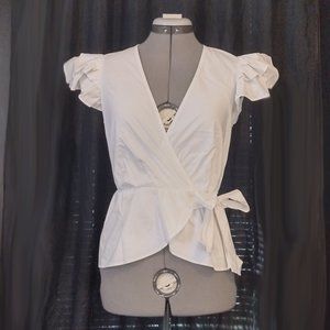 Ruffle Peplum Top